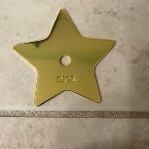 Dior Shimmering Gold Star Decor